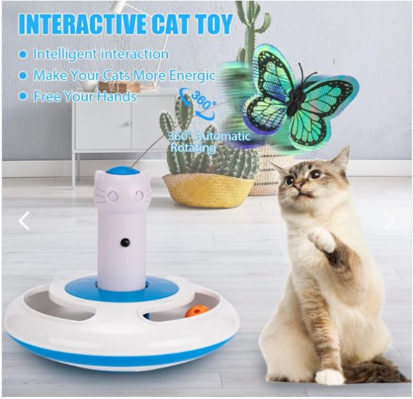 Juguete Giratorio para Gatos